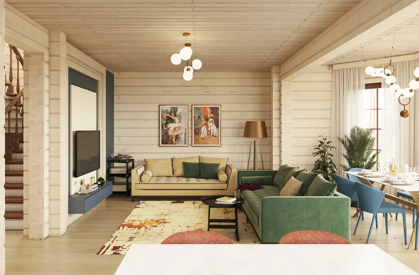 3d architectural exterior design of house, commercial building 3d rendering