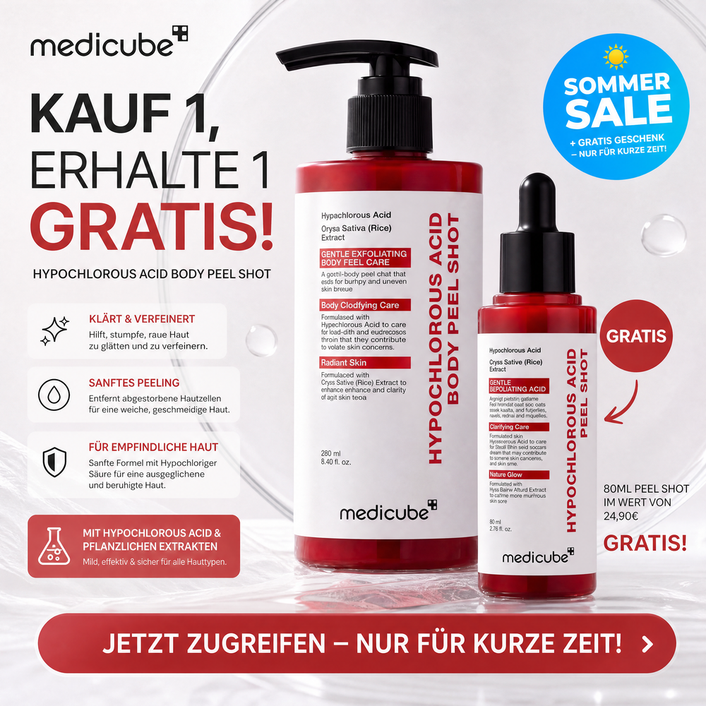 medicube Reine-Haut-Duo – Körper & Gesicht
