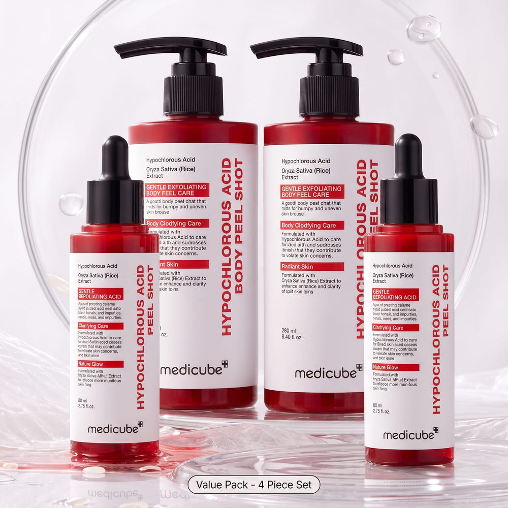 2 x MediCube Hypochlorous Acid Rice Body Peel Shot